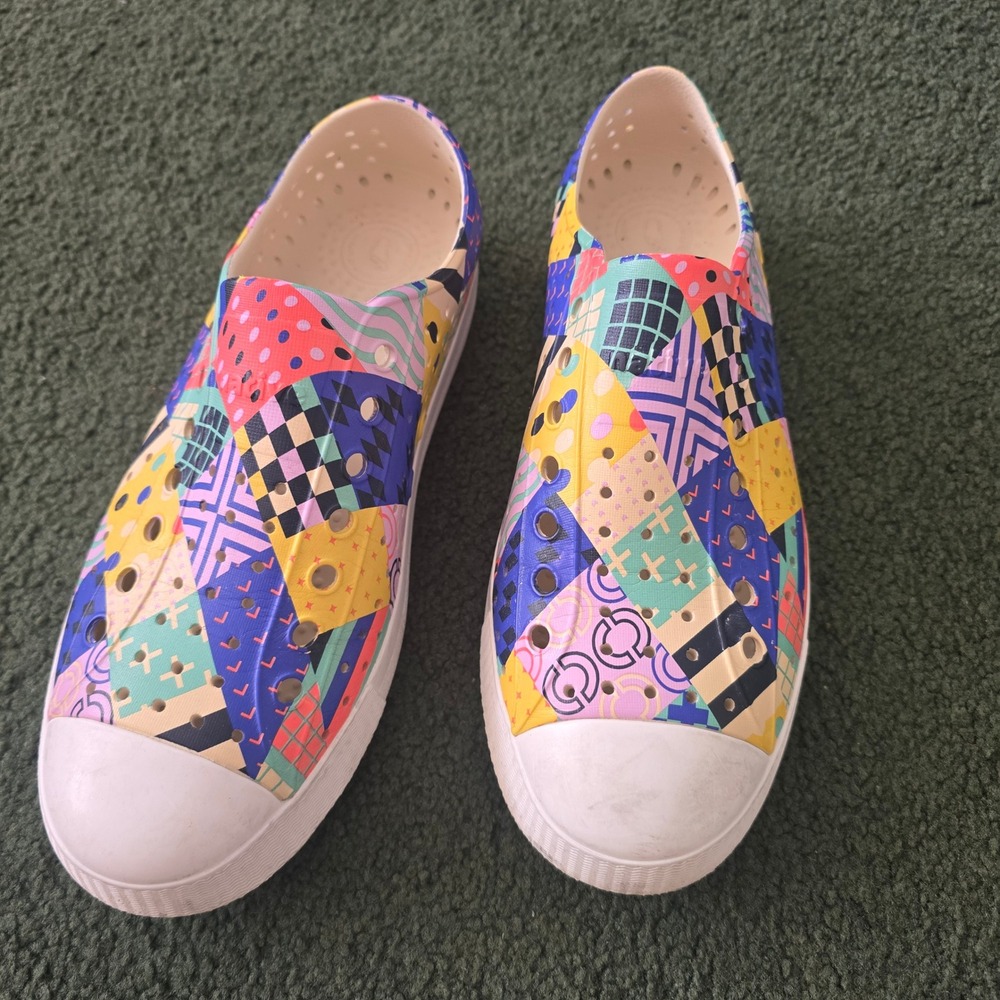 Native Jefferson Multi Color  Slip On Shoes Womens 9